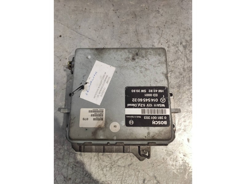 Recambio de centralita motor uce para mercedes clase c (w202) berlina 250 diesel (202.125) referencia OEM IAM 0281001203 0145456
