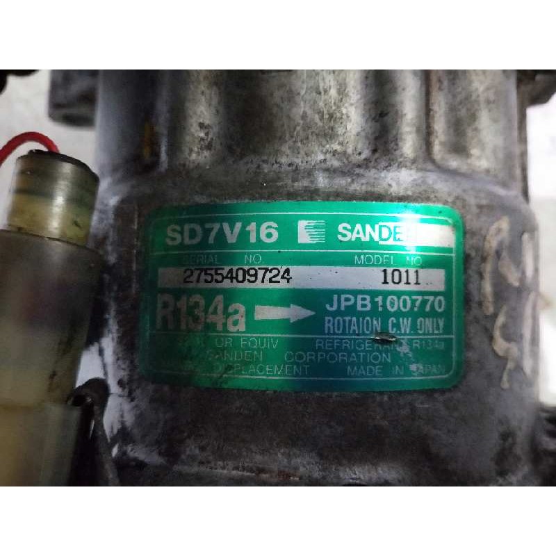 Recambio de compresor aire acondicionado para mg rover serie 400 (rt) 2.0 16v cat referencia OEM IAM SD7V161011 1011 JPB100770