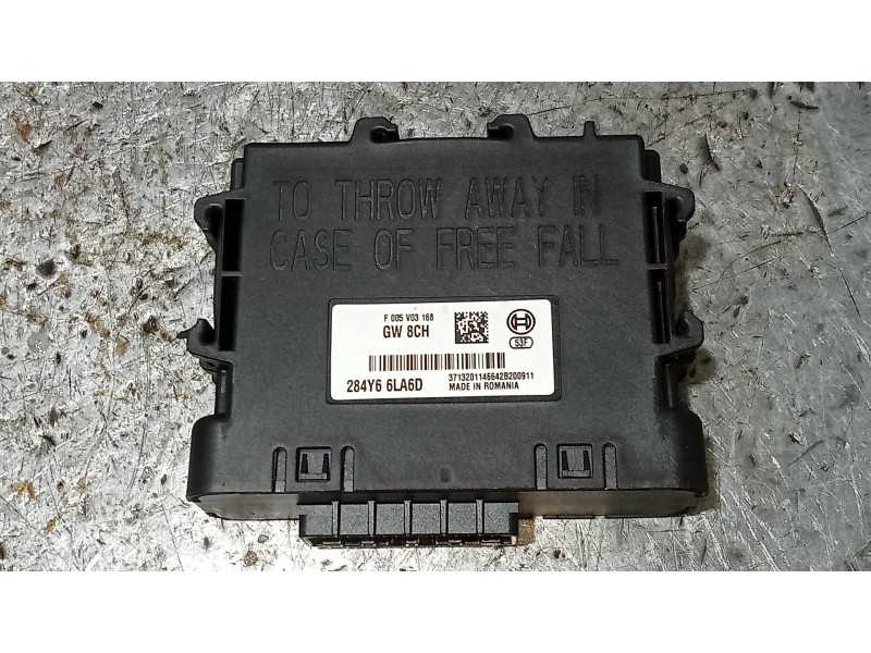 Recambio de modulo electronico para renault megane iv berlina 5p limited + referencia OEM IAM F005V03168 284Y66LA6D 