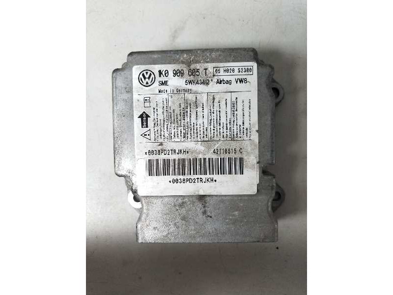 Recambio de centralita airbag para seat altea xl (5p5) emoción referencia OEM IAM 5WK43412 1K0909605T 