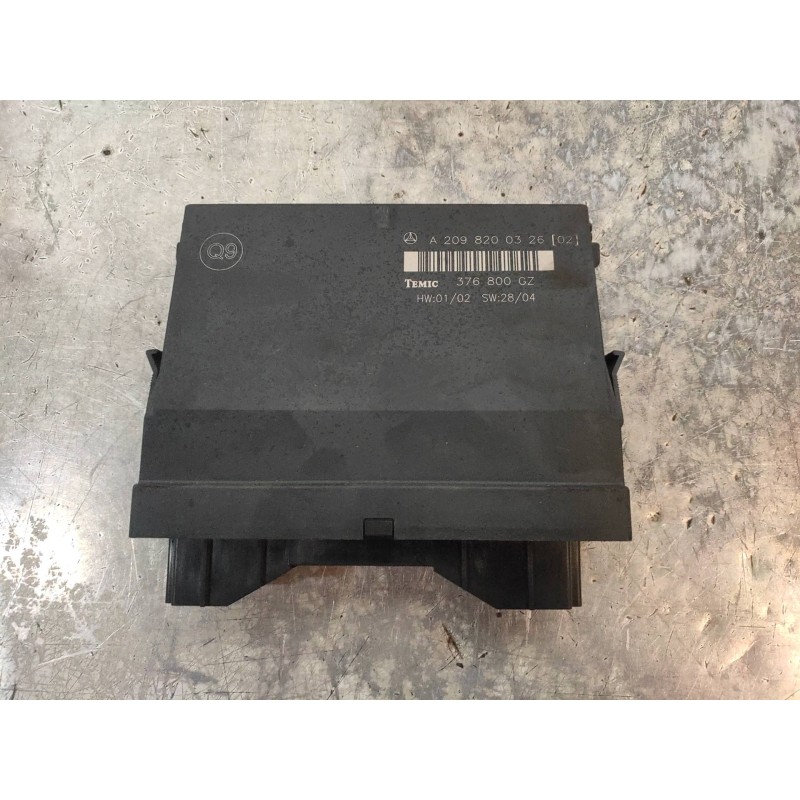 Recambio de modulo electronico para mercedes clase clk (w209) coupe 320 cdi (209.320) referencia OEM IAM A2098200326 376800GZ 