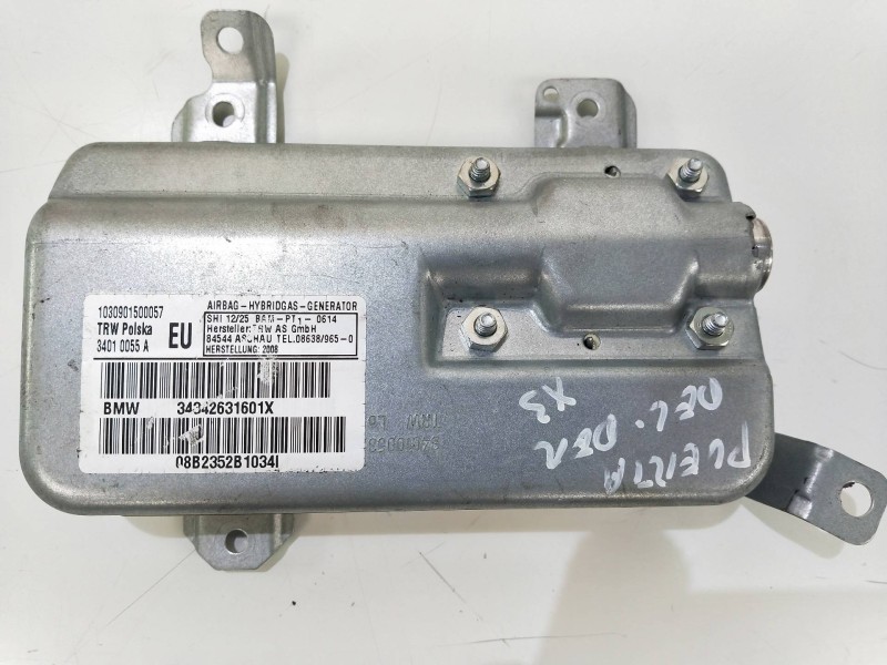 Recambio de airbag lateral derecho para bmw x3 (e83) xdrive 20d referencia OEM IAM 34010055A 72123448716 