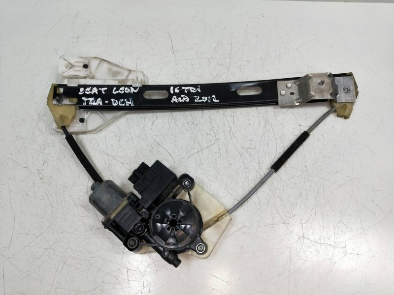 Recambio de elevalunas trasero derecho para seat leon (5f1) referencia OEM IAM 5Q0959812A  5P