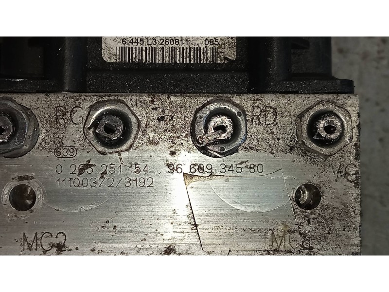 Recambio de abs para citroen c4 picasso millenium referencia OEM IAM 0265251154 9660934580 0265951829