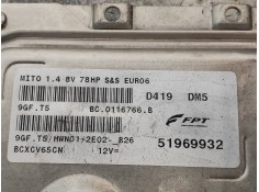 Recambio de centralita motor uce para alfa romeo mito (145) basis (2016) referencia OEM IAM 51969932   2