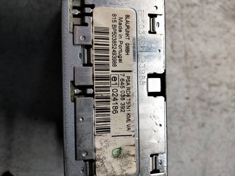 Recambio de sistema audio / radio cd para peugeot 307 break/sw (s2) x-line referencia OEM IAM 7645038392  