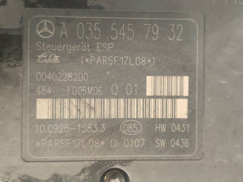 Recambio de abs para mercedes clase clk (w209) coupe 320 cdi (209.320) referencia OEM IAM 10092515833 A0355457932 10020404744 A0