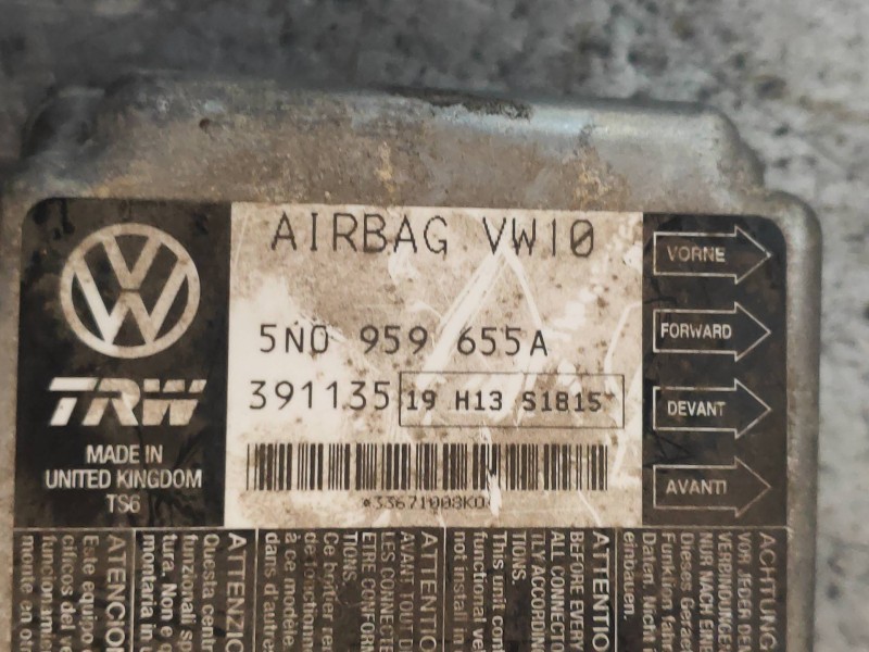 Recambio de centralita airbag para seat leon (1p1) reference referencia OEM IAM 5N0959655A  