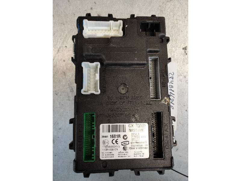 Recambio de caja reles / fusibles para renault koleos 2.0 dci diesel fap referencia OEM IAM S122736038B1 284B11681R 