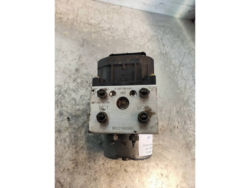 Recambio de abs para peugeot 406 berlina (s1/s2) stdt referencia OEM IAM 0265216640 9632166980 0273004351 BOSCH