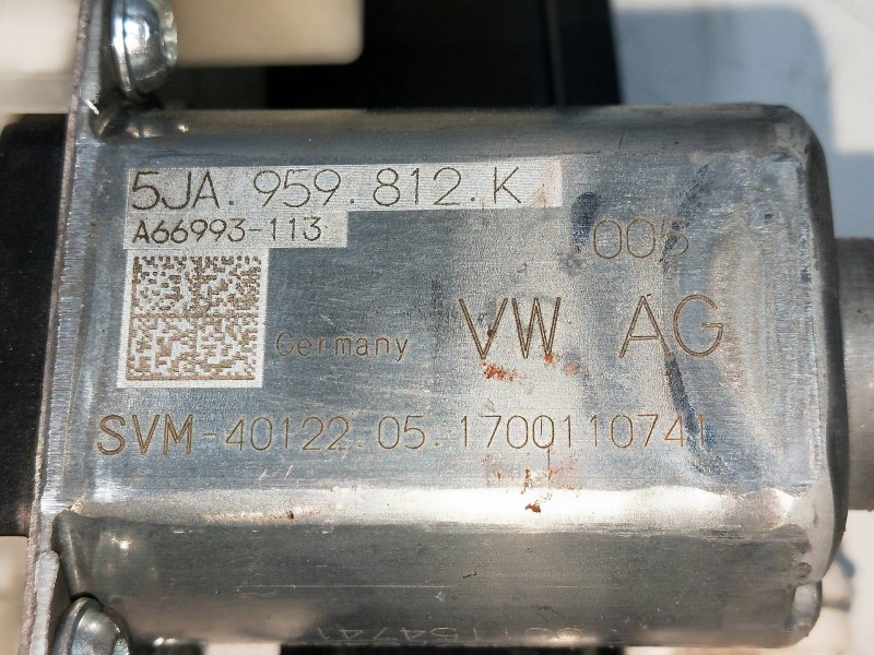 Recambio de elevalunas delantero derecho para skoda fabia referencia OEM IAM 5JA959812K  5P