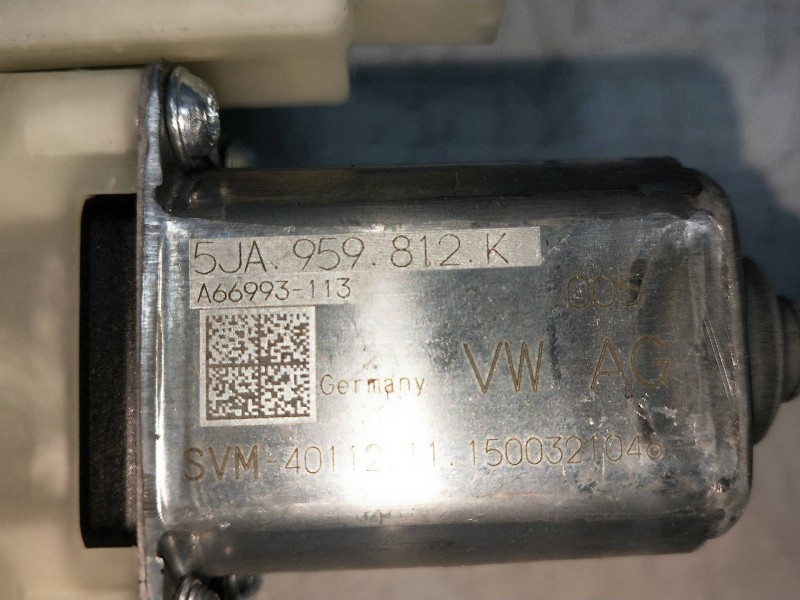Recambio de elevalunas delantero derecho para skoda spaceback (5h) 1.4 tdi dpf referencia OEM IAM 5JA959812K  5P