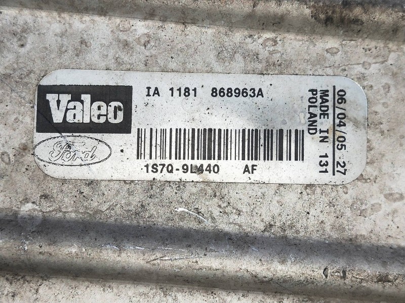 Recambio de intercooler para ford mondeo berlina (ge) ambiente (06.2003) (d) referencia OEM IAM 1S7Q9L440AF 868963A 