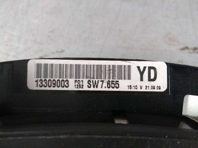 Recambio de cuadro instrumentos para opel zafira b cosmo referencia OEM IAM 13309003 SW7655 YD