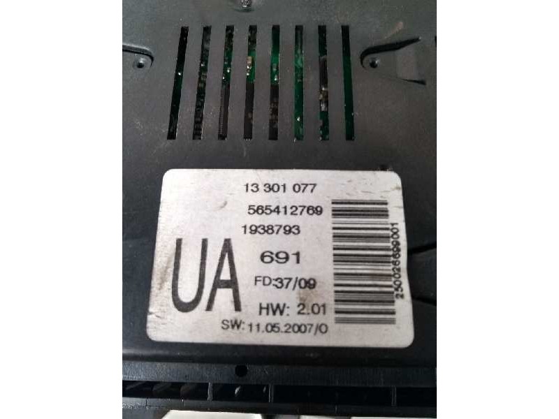 Recambio de pantalla multifuncion para opel zafira b cosmo referencia OEM IAM 565412769 1938793 UA