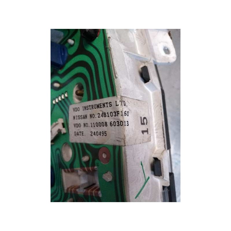 Recambio de cuadro instrumentos para nissan primera berl./familiar (p10/w10) 1.6 16v cat referencia OEM IAM 248103F160 110008603 Recambio de cuadro instrumentos para nissan primera berl./familiar (p10/w10) 1.6 16v cat referencia OEM IAM 248103F160 110008603