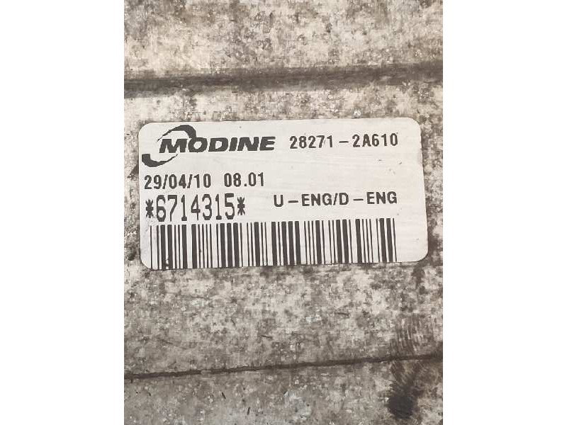 Recambio de intercooler para kia pro_cee´d drive referencia OEM IAM 282712A610 6714315 