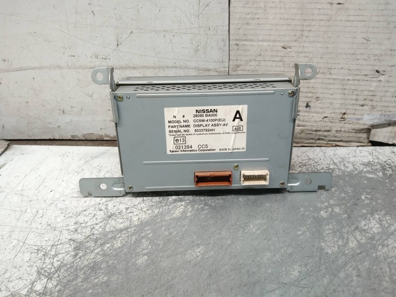 Recambio de sistema navegacion gps para nissan primera berlina (p12) acenta referencia OEM IAM 28395BA000 28090BA000 28185BA010
