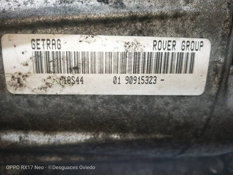 Recambio de caja cambios para mg rover serie 75 (j/rj) 1.8 cat referencia OEM IAM 18S44 0190915323 