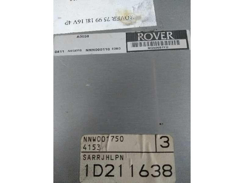 Recambio de centralita motor uce para mg rover serie 75 (j/rj) 1.8 cat referencia OEM IAM NNN000110 A0038 0811