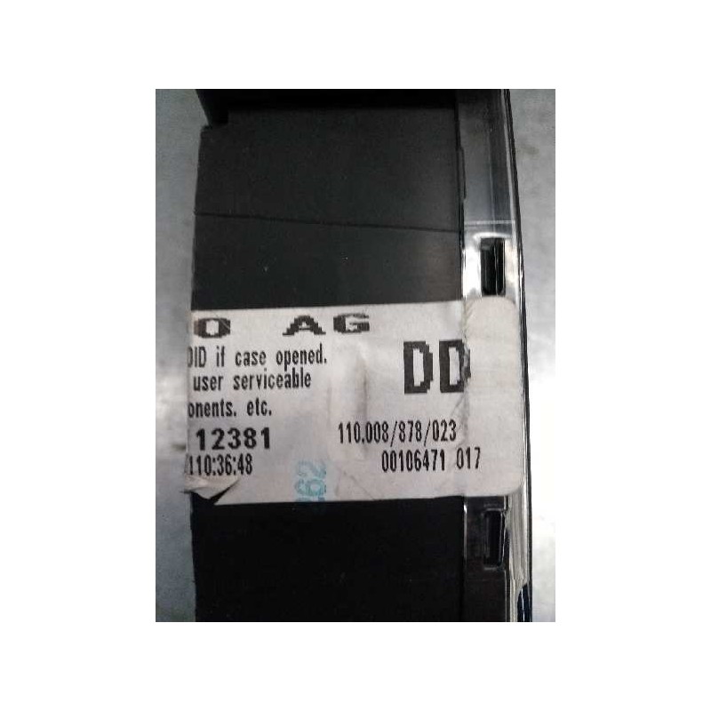 Recambio de cuadro instrumentos para mg rover serie 75 (j/rj) 1.8 cat referencia OEM IAM 110008878023 DD YAC112381 