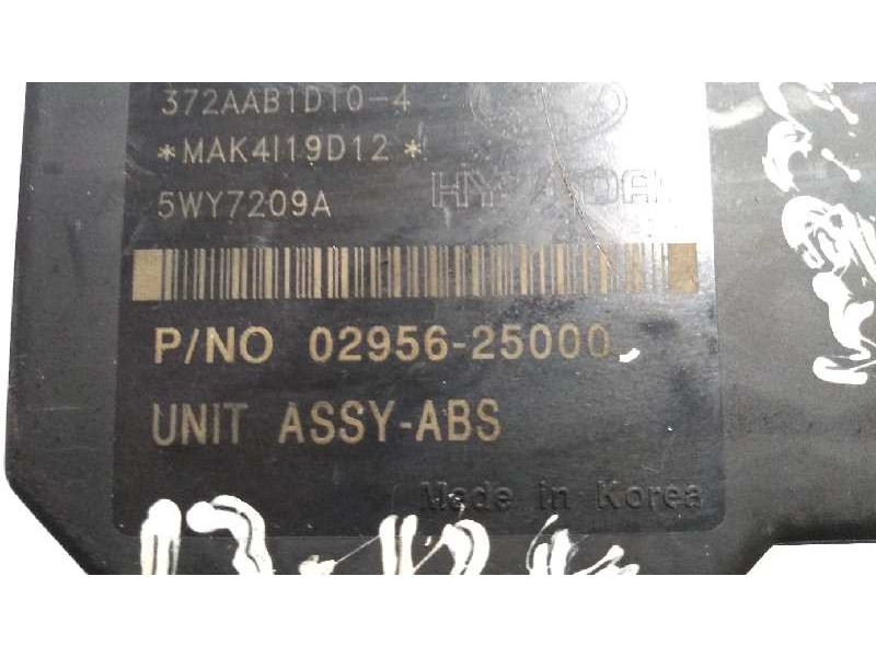 Recambio de abs para hyundai accent (lc) 1.3 cat referencia OEM IAM 0295625000 5891025402 BH60103700
