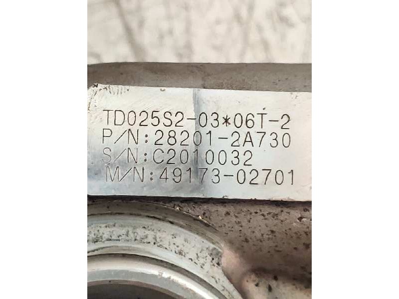 Recambio de turbocompresor para kia pro_cee´d drive referencia OEM IAM 282012A730 4917302701 