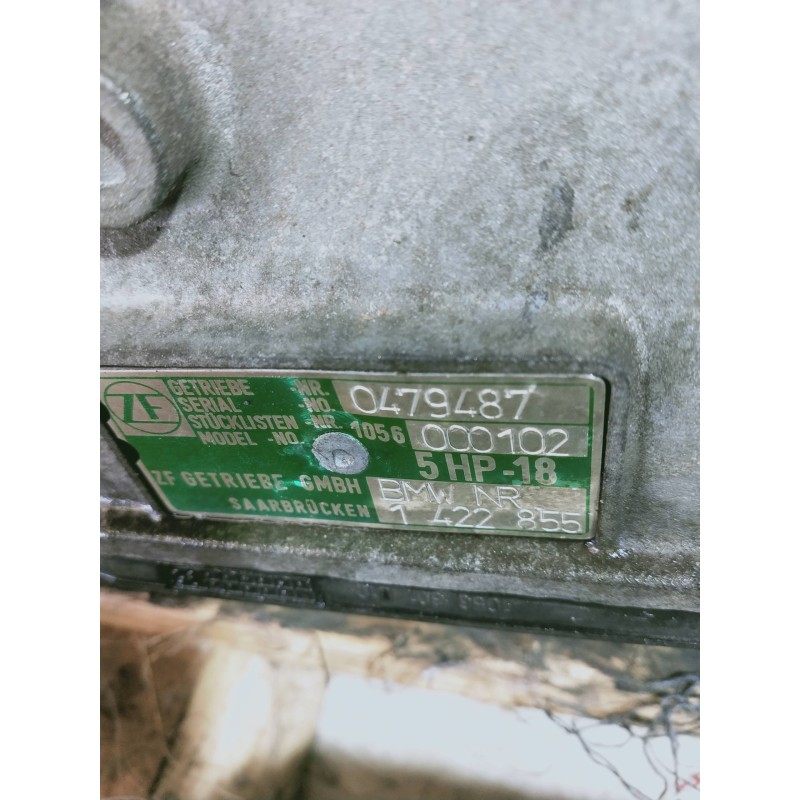 Recambio de caja cambios para bmw serie 5 berlina (e39) 520i referencia OEM IAM 1422855 000102 1056000102 5HP18 0479487