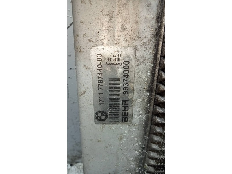 Recambio de radiador agua para bmw serie 5 berlina (e60) 520d referencia OEM IAM 17117787440  