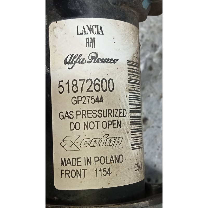 Recambio de amortiguador delantero derecho para fiat nuova 500 (150) 1.2 cat referencia OEM IAM 51872600  