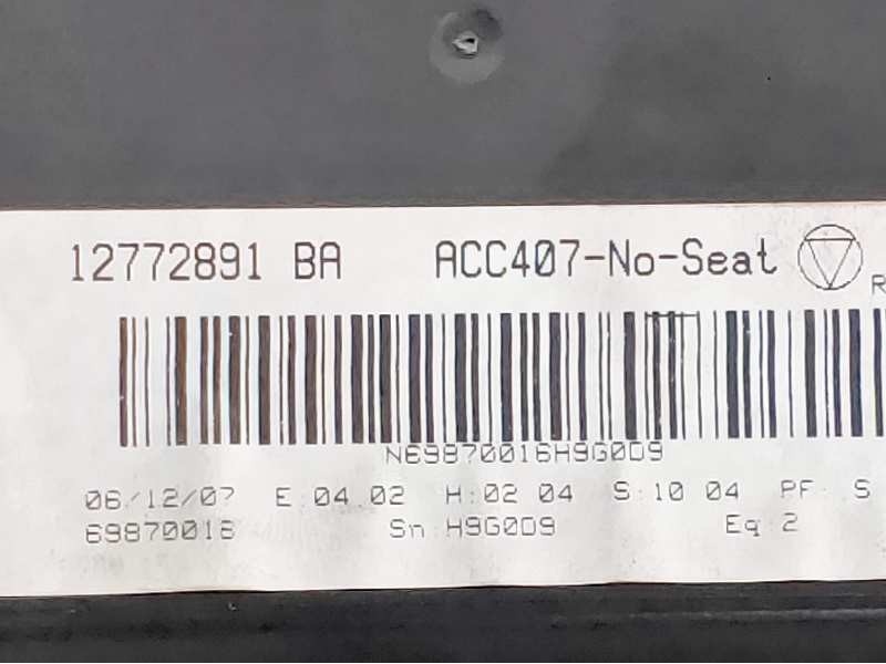 Recambio de mando calefaccion / aire acondicionado para saab 9-3 sport sedán aero referencia OEM IAM 12772891  