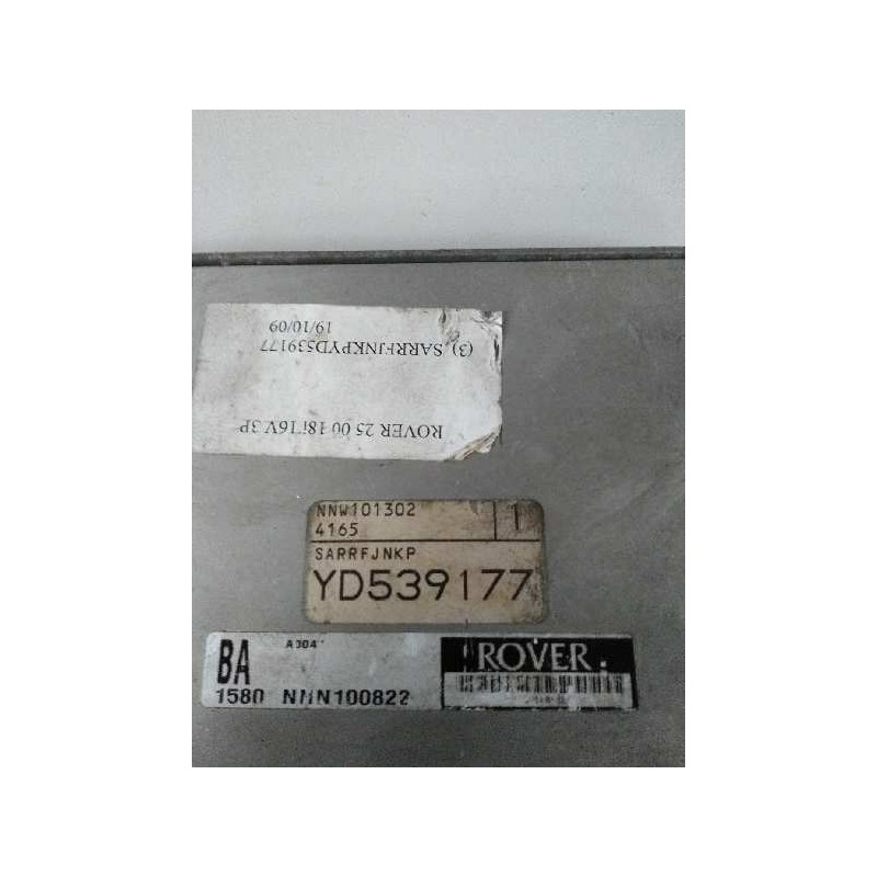 Recambio de centralita motor uce para mg rover serie 25 (rf) vi (3-ptas.) referencia OEM IAM NNN100822 A0047 BA 1580