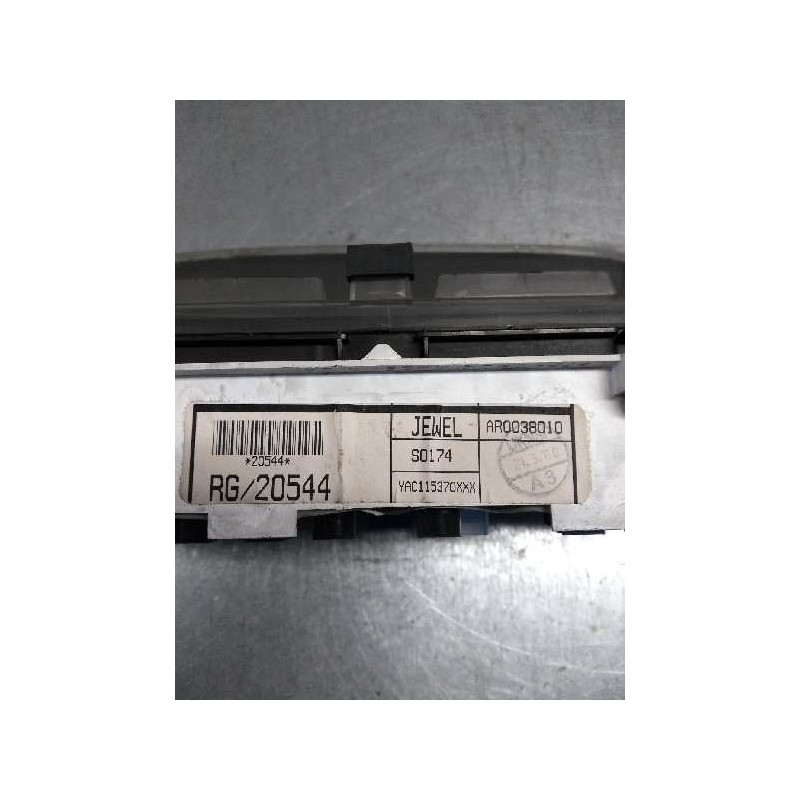 Recambio de cuadro instrumentos para mg rover serie 25 (rf) vi (3-ptas.) referencia OEM IAM AR0038010 RG20544 S0174 YAC115370XXX