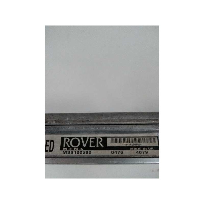Recambio de centralita motor uce para mg rover serie 400 (rt) 2.0 turbodiesel referencia OEM IAM MSB100580 ED 