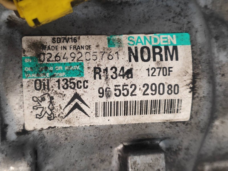 Recambio de compresor aire acondicionado para peugeot expert kombi confort acristaldo (5 asientos) referencia OEM IAM SD7V161270