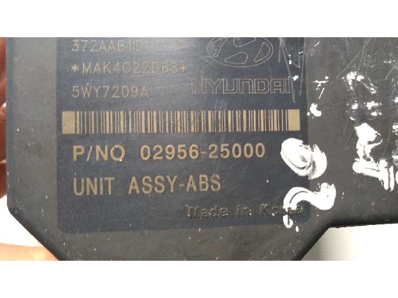 Recambio de abs para hyundai accent (lc) 1.3 cat referencia OEM IAM 0295625000 5891025402 BH60103700