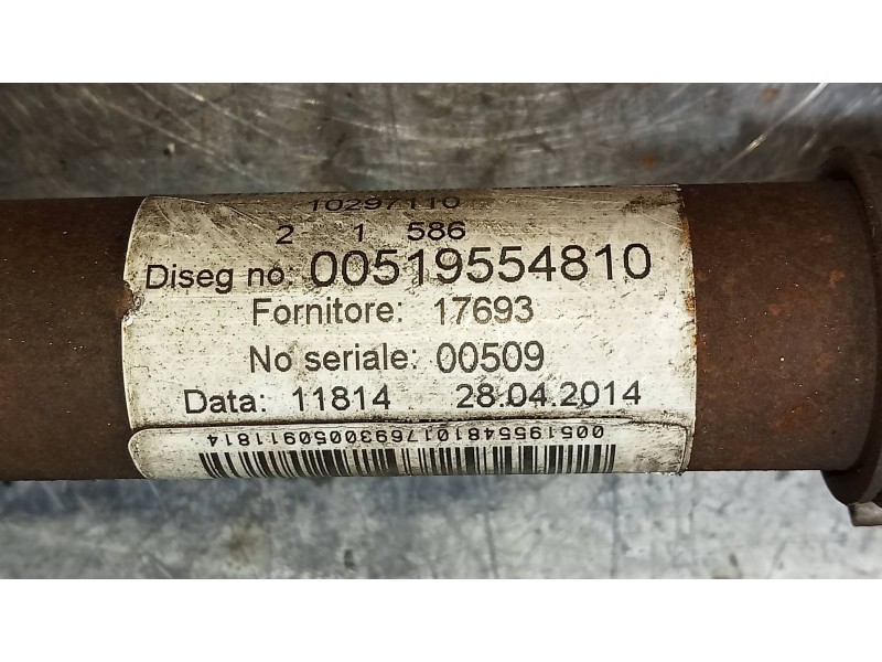 Recambio de transmision delantera izquierda para fiat nuova 500 (150) 1.2 cat referencia OEM IAM 519554810  