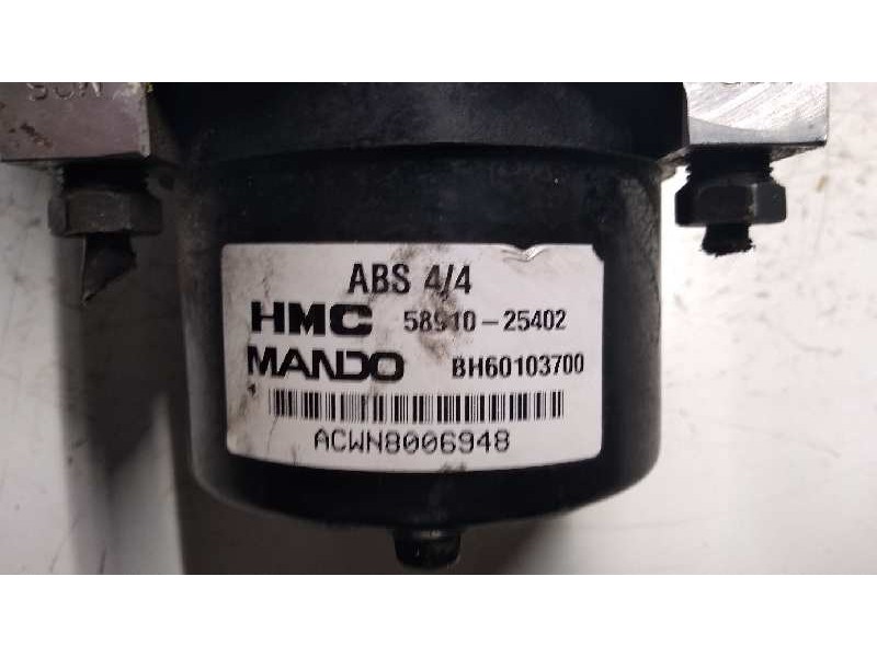 Recambio de abs para hyundai accent (lc) 1.5 crdi cat referencia OEM IAM 0295625000 5891025402 BH60103700