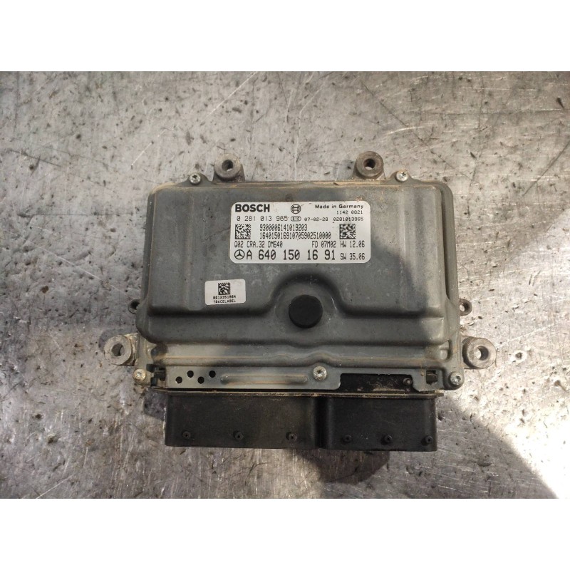Recambio de centralita motor uce para mercedes clase b (w245) 180 cdi (245.207) referencia OEM IAM 0281013965 A6401501691 
