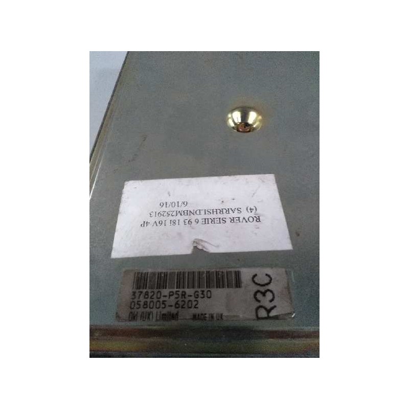 Recambio de centralita motor uce para mg rover serie 600 (rh) 1.8 cat referencia OEM IAM 37820P5RG30 0580056202 R3C