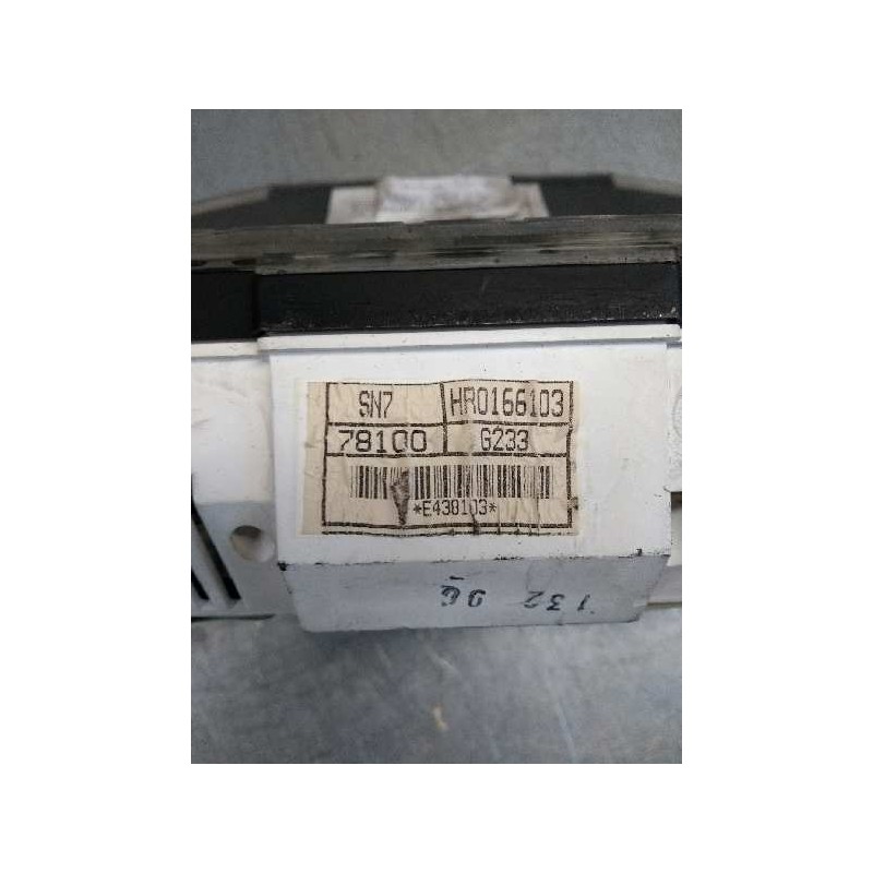 Recambio de cuadro instrumentos para mg rover serie 600 (rh) 1.8 cat referencia OEM IAM HR0166103 SN7 78100 G233