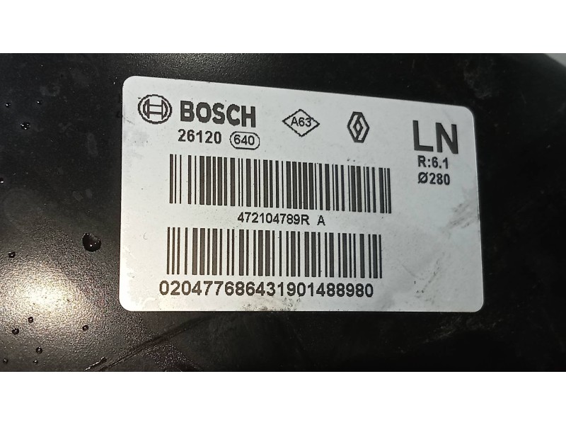 Recambio de servofreno para renault megane iv berlina 5p limited + referencia OEM IAM 472104789R  