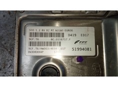 Recambio de centralita motor uce para fiat nuova 500 (150) 1.2 cat referencia OEM IAM 51994081   2