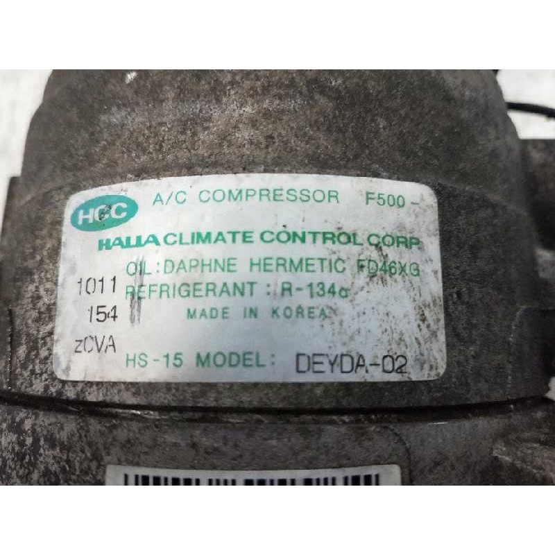 Recambio de compresor aire acondicionado para hyundai matrix (fc) 1.5 crdi cat referencia OEM IAM DEYDA02 F500 
