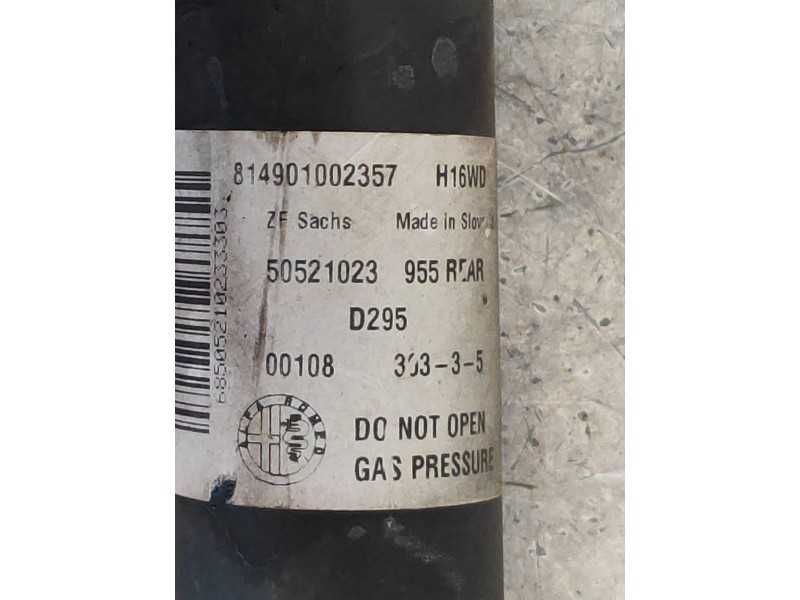 Recambio de amortiguador trasero izquierdo para alfa romeo mito (145) basis (2016) referencia OEM IAM 50521023  