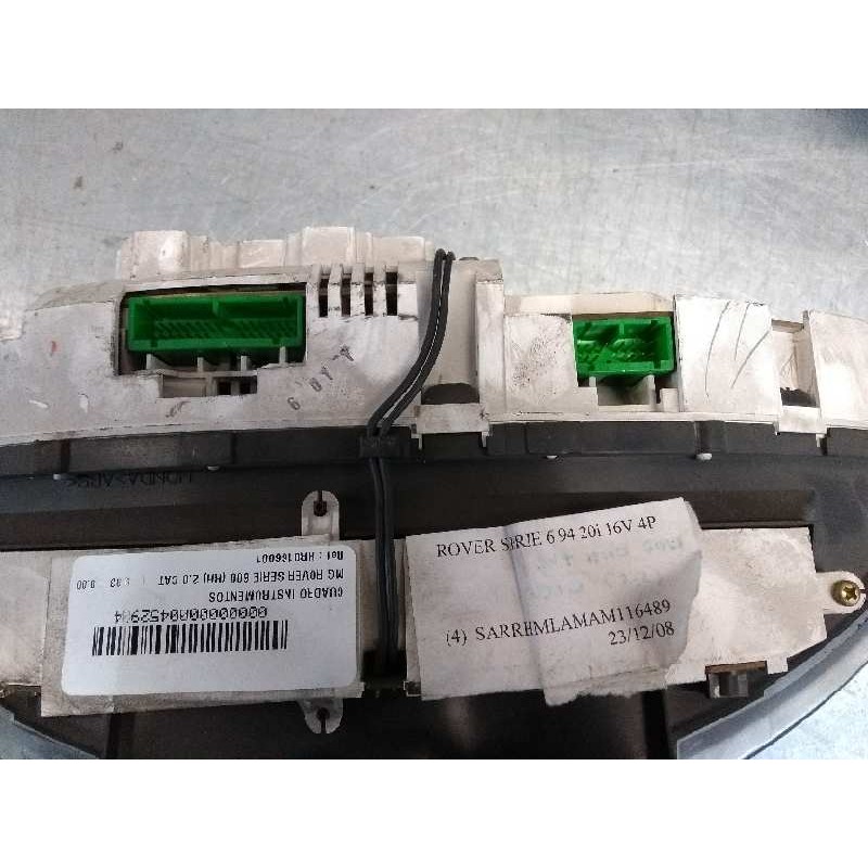 Recambio de cuadro instrumentos para mg rover serie 600 (rh) 2.0 cat referencia OEM IAM HR0166001 SN7 78100 G013