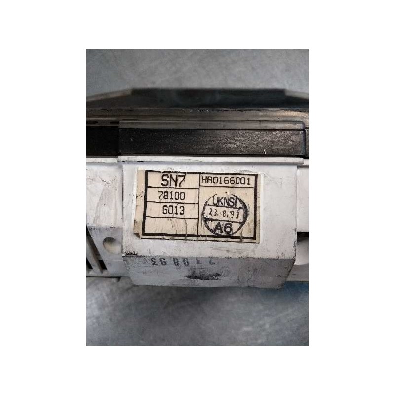 Recambio de cuadro instrumentos para mg rover serie 600 (rh) 2.0 cat referencia OEM IAM HR0166001 SN7 78100 G013