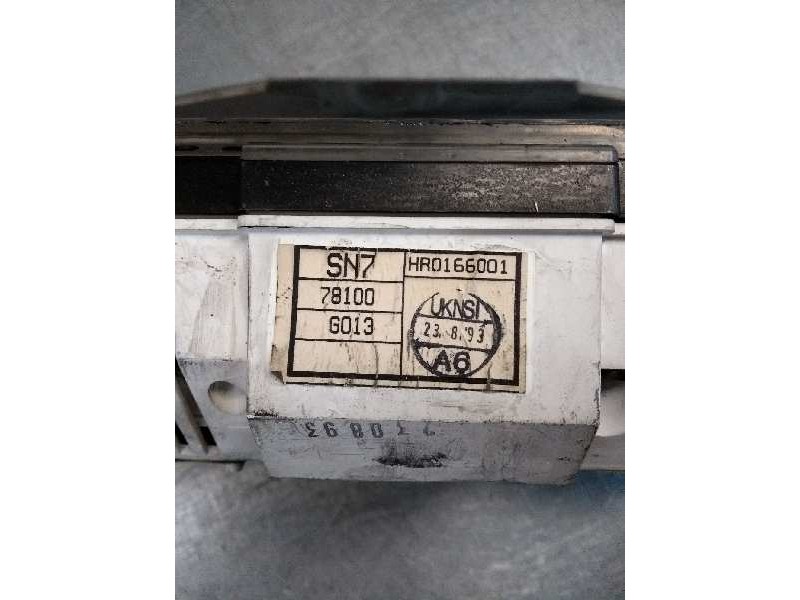 Recambio de cuadro instrumentos para mg rover serie 600 (rh) 2.0 cat referencia OEM IAM HR0166001 SN7 78100 G013