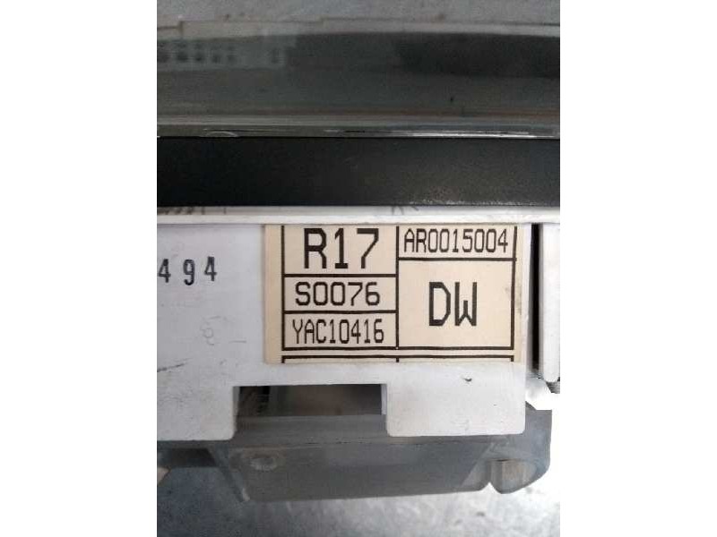Recambio de cuadro instrumentos para mg rover serie 800 (rs) referencia OEM IAM AR0015004 DW R17 S0076 YAC10416