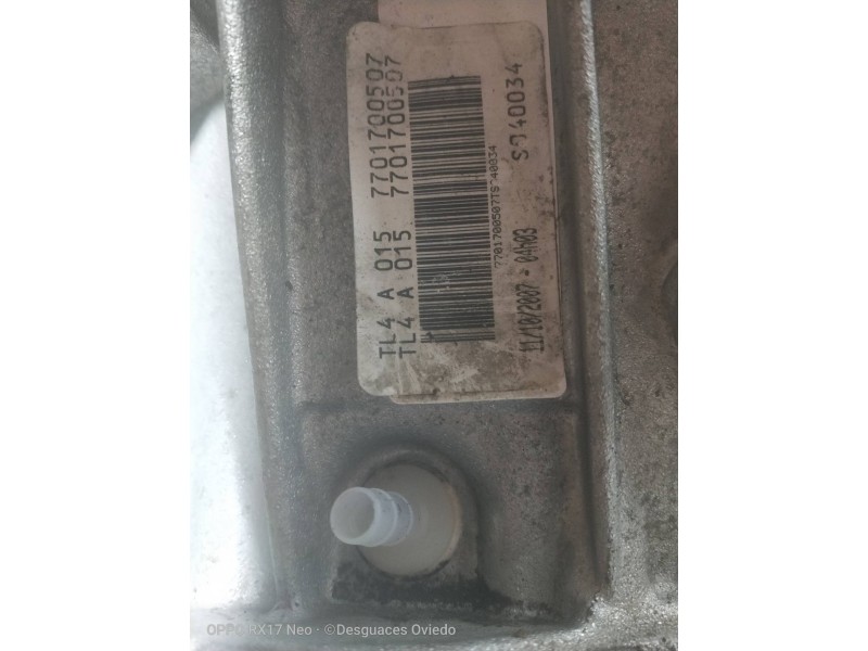 Recambio de caja cambios para renault scenic ii dynamique referencia OEM IAM TL4A015 7701700507 